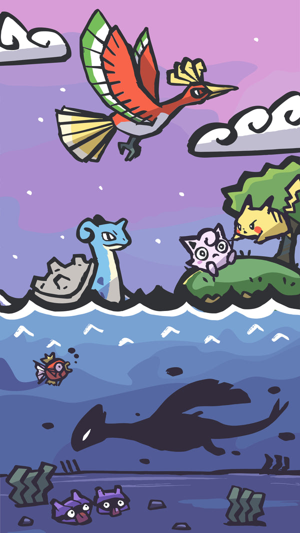Pokemon Gold & Silver Evening Chill